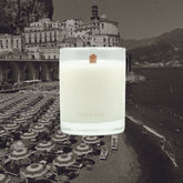 cote dazur - coastal interludes - scented candle - marine spray, lavender, cedarwood - the ooo collective